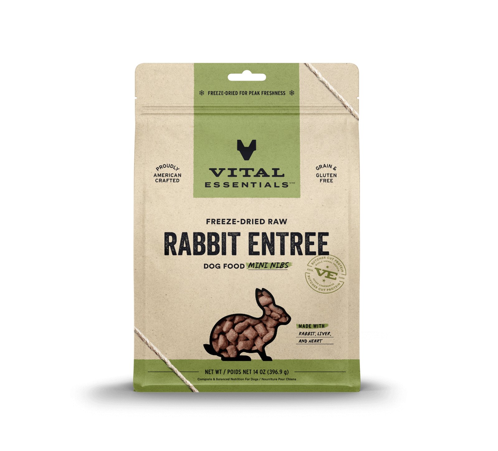Vital Essentials Rabbit Mini Nibs 14 oz