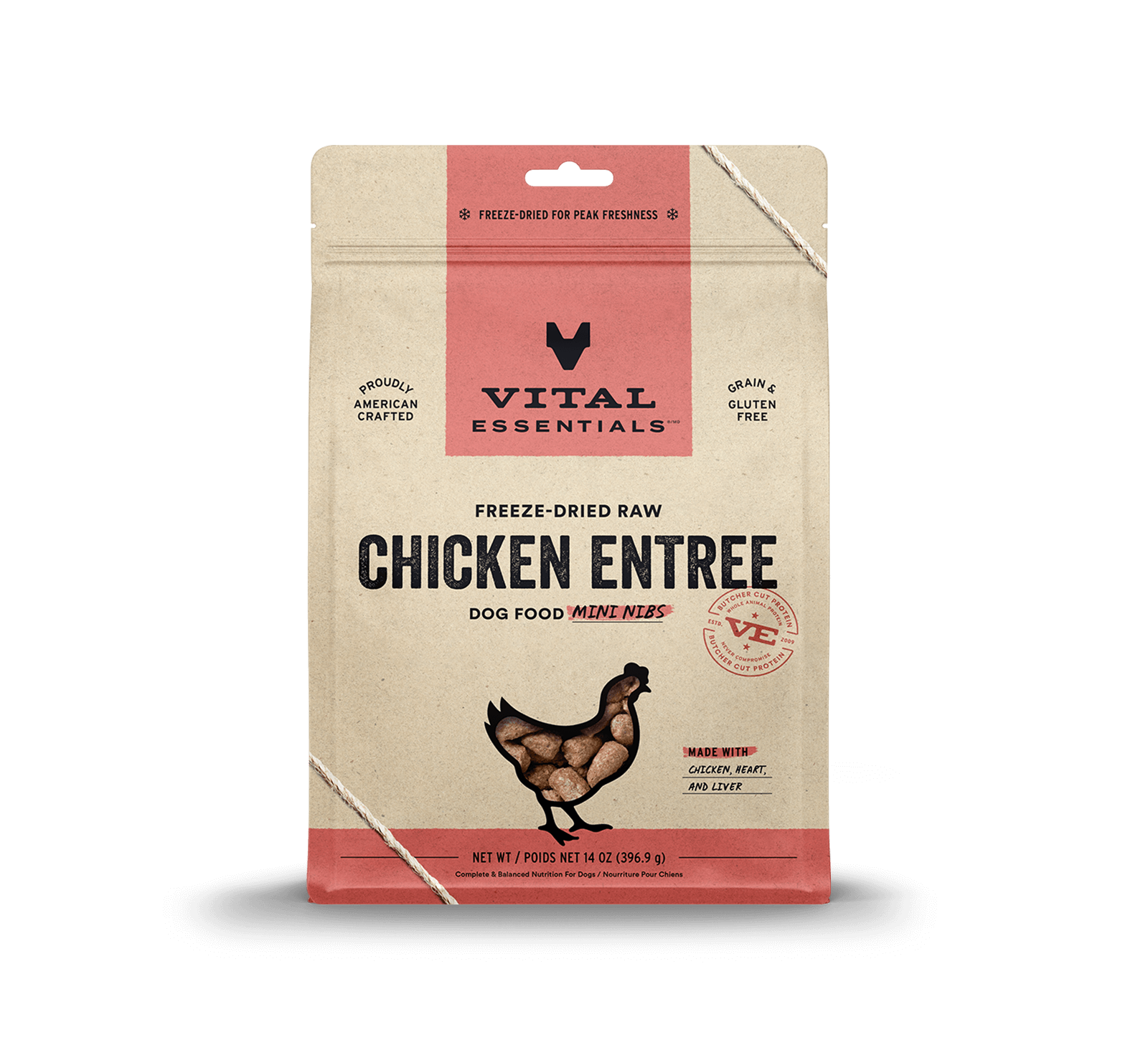 Vital Essentials Chicken Entree Mini Nibs 14 oz