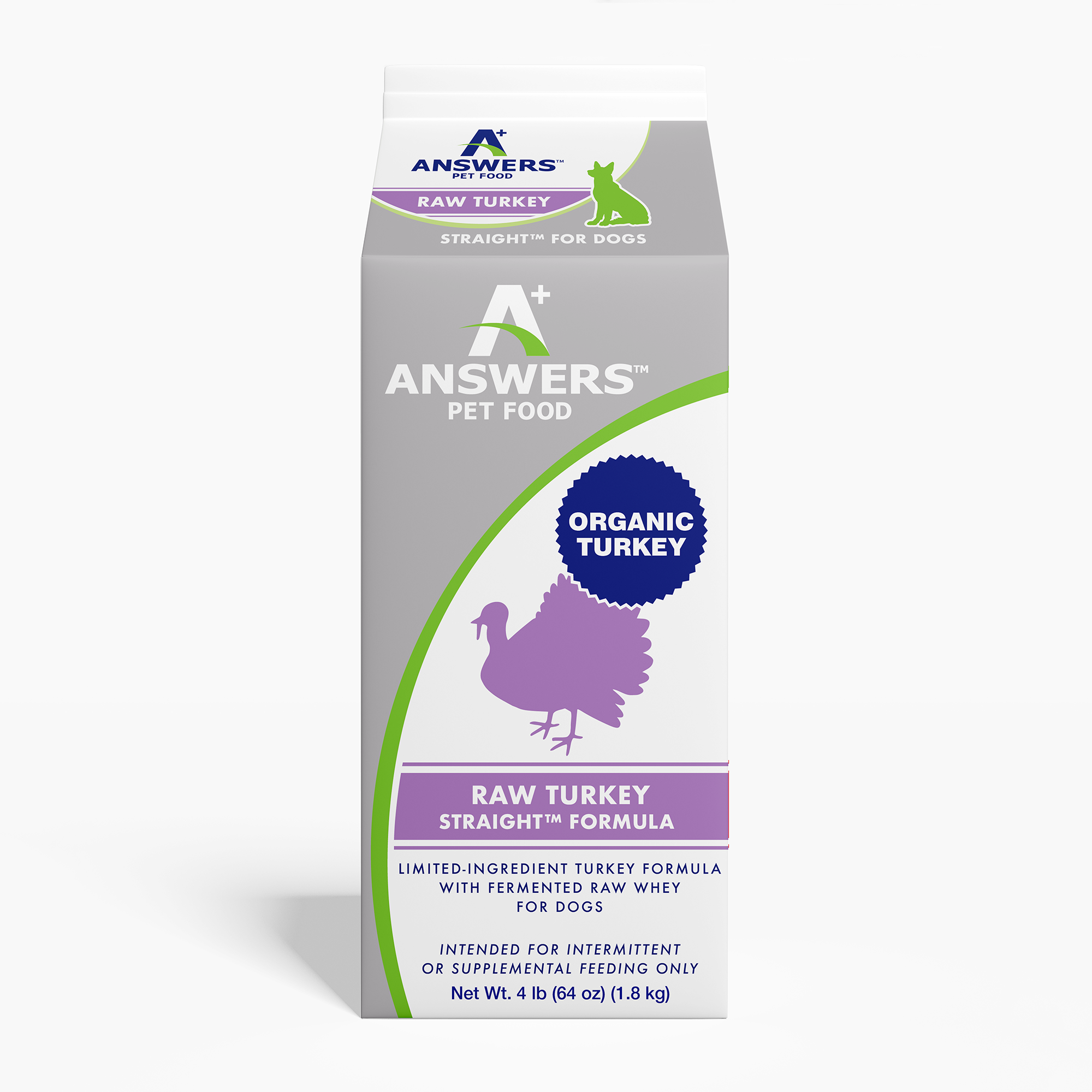 Answer's Plus Frozen Turkey -Straight Formula