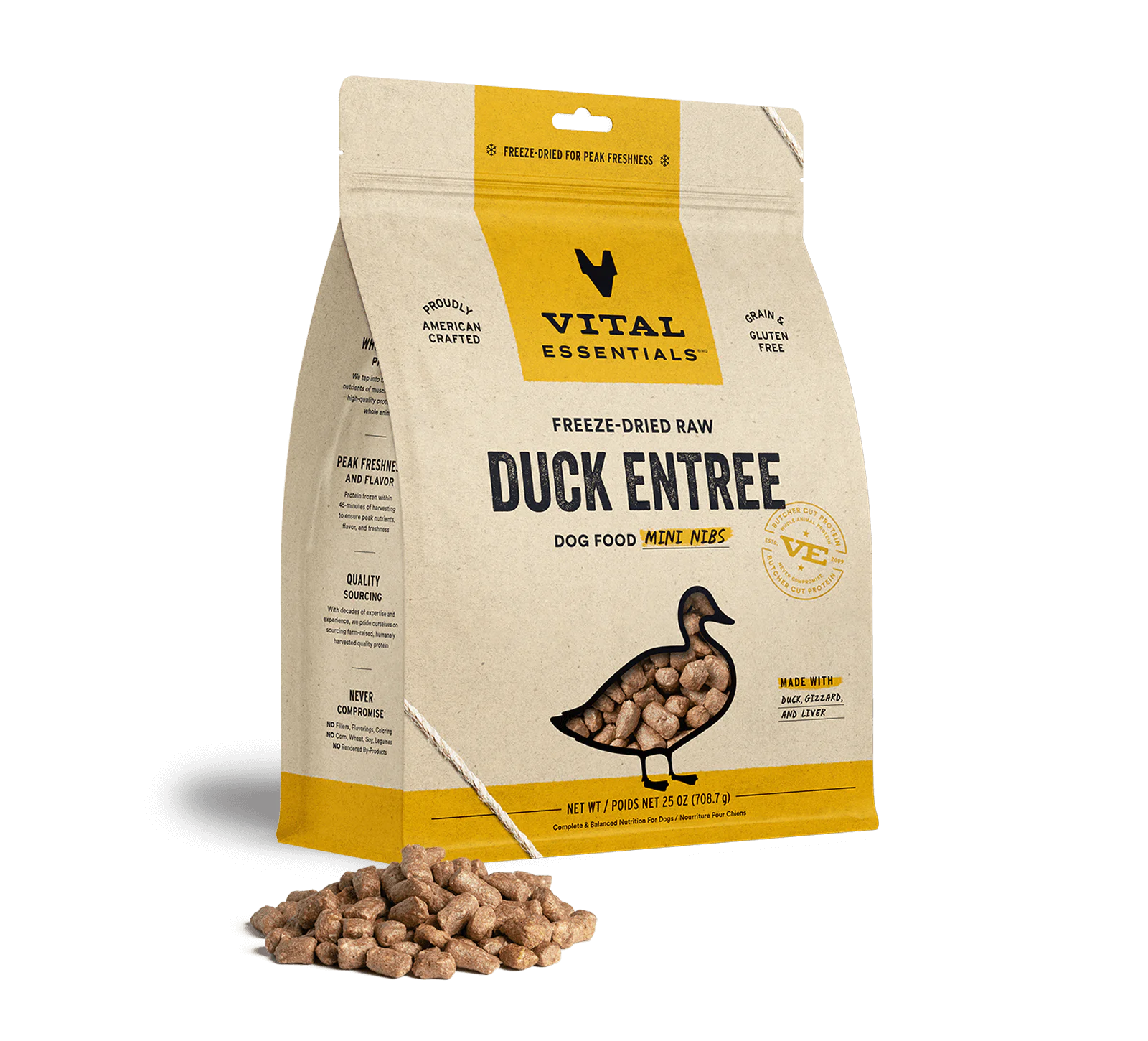 Vital Essentials Duck Entree Mini Nibs 14 oz