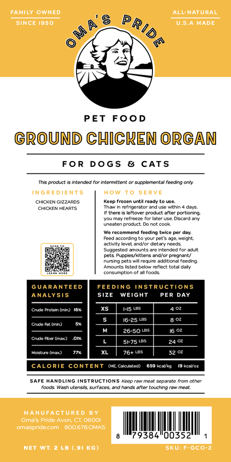 Ground Chicken Organ Mix