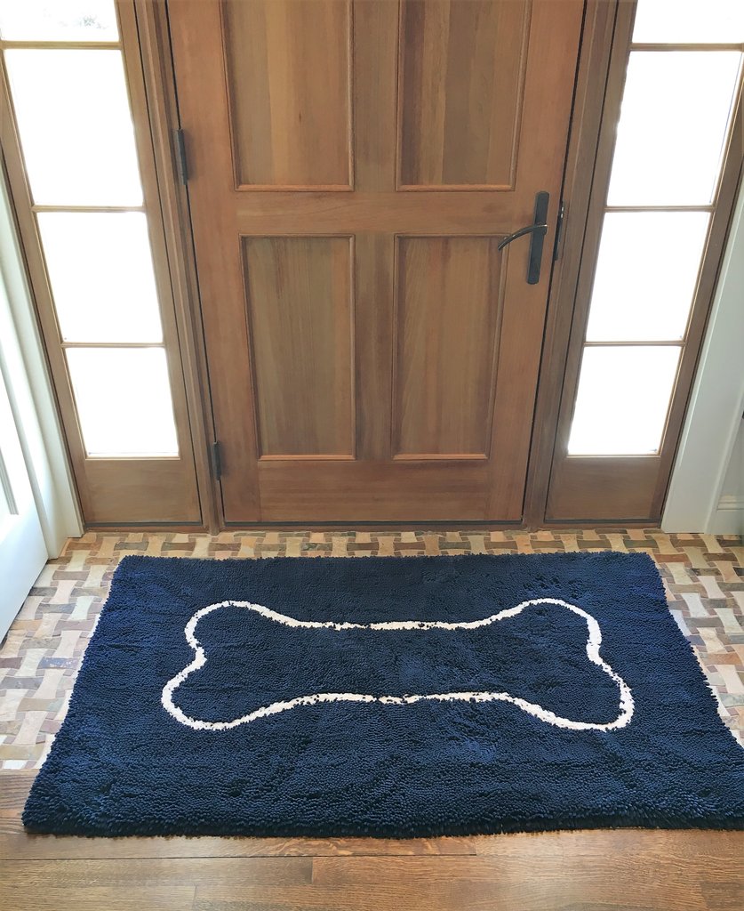 Doormat with Bone