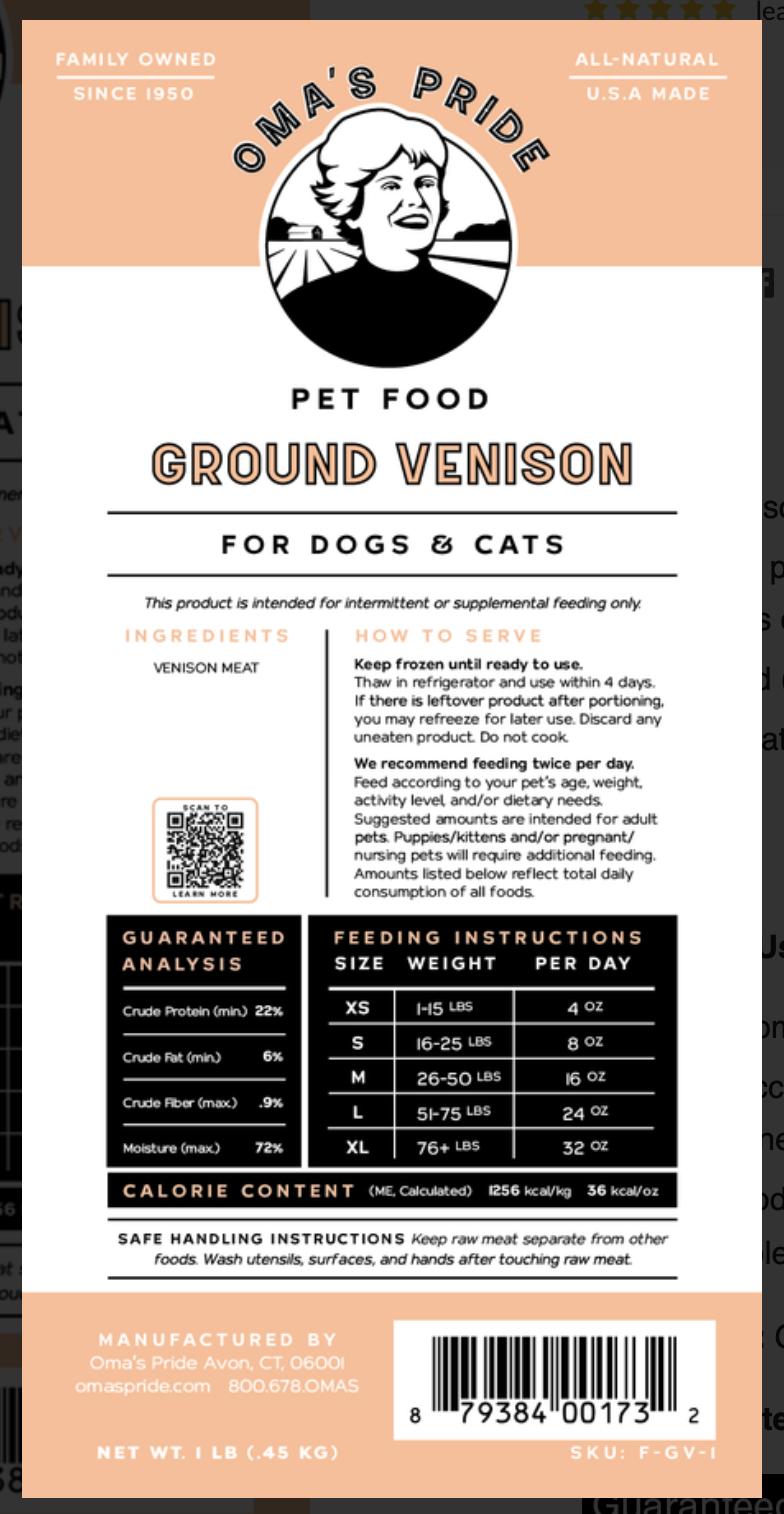 Ground Venison