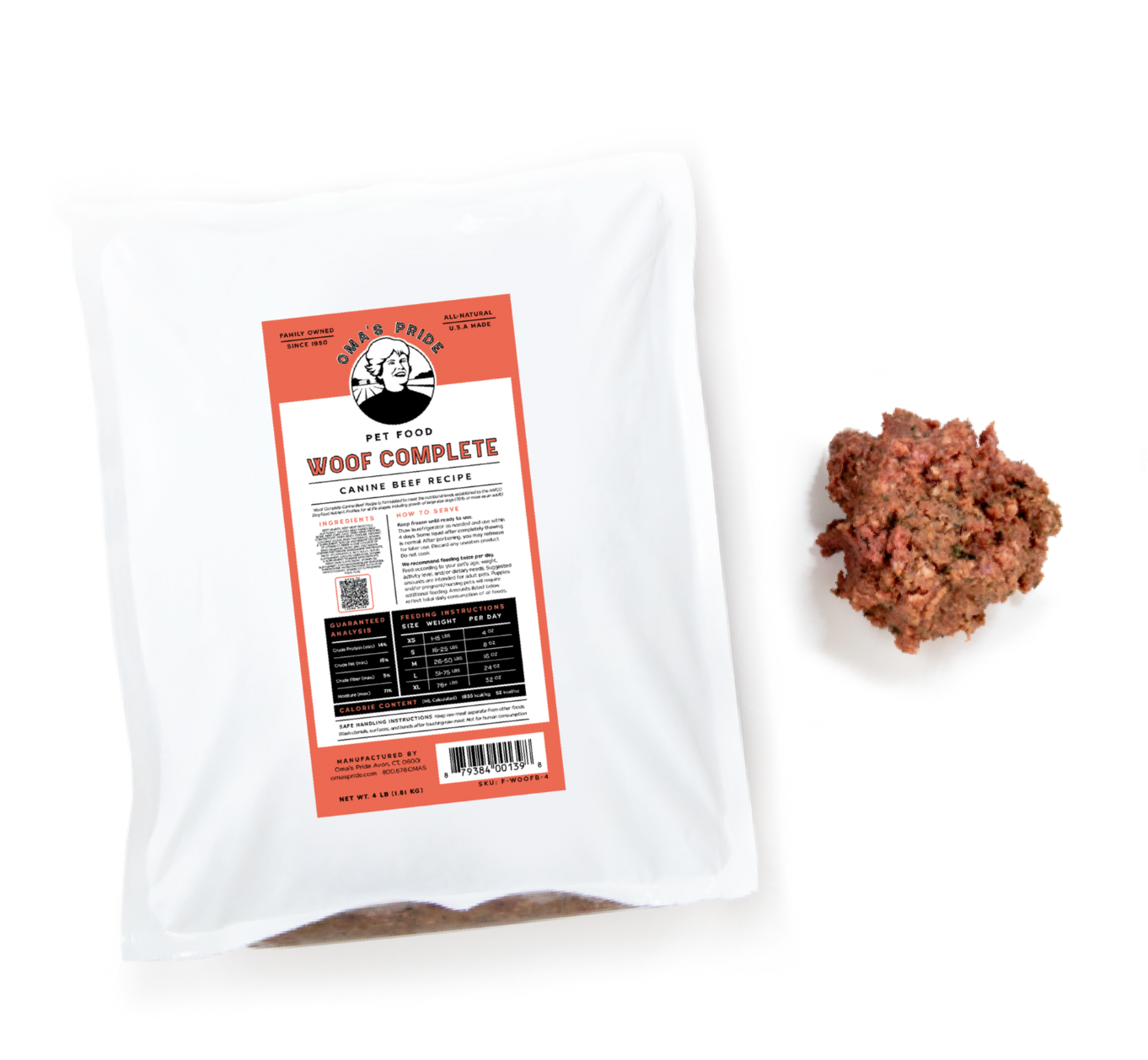 Woof Complete Canine Beef Recipe