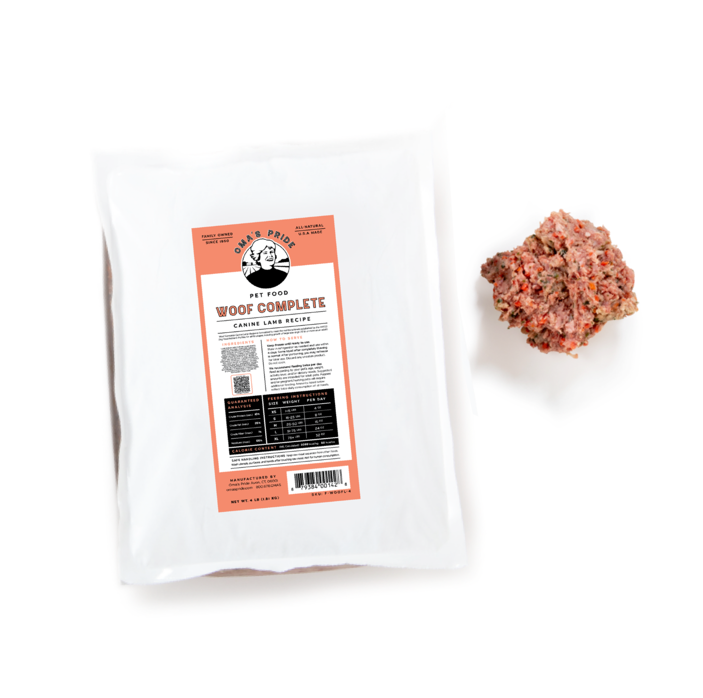 Woof Complete Canine Lamb Recipe