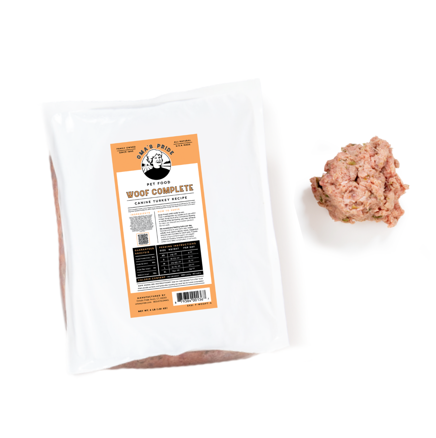 Woof Complete Canine Turkey Recipe