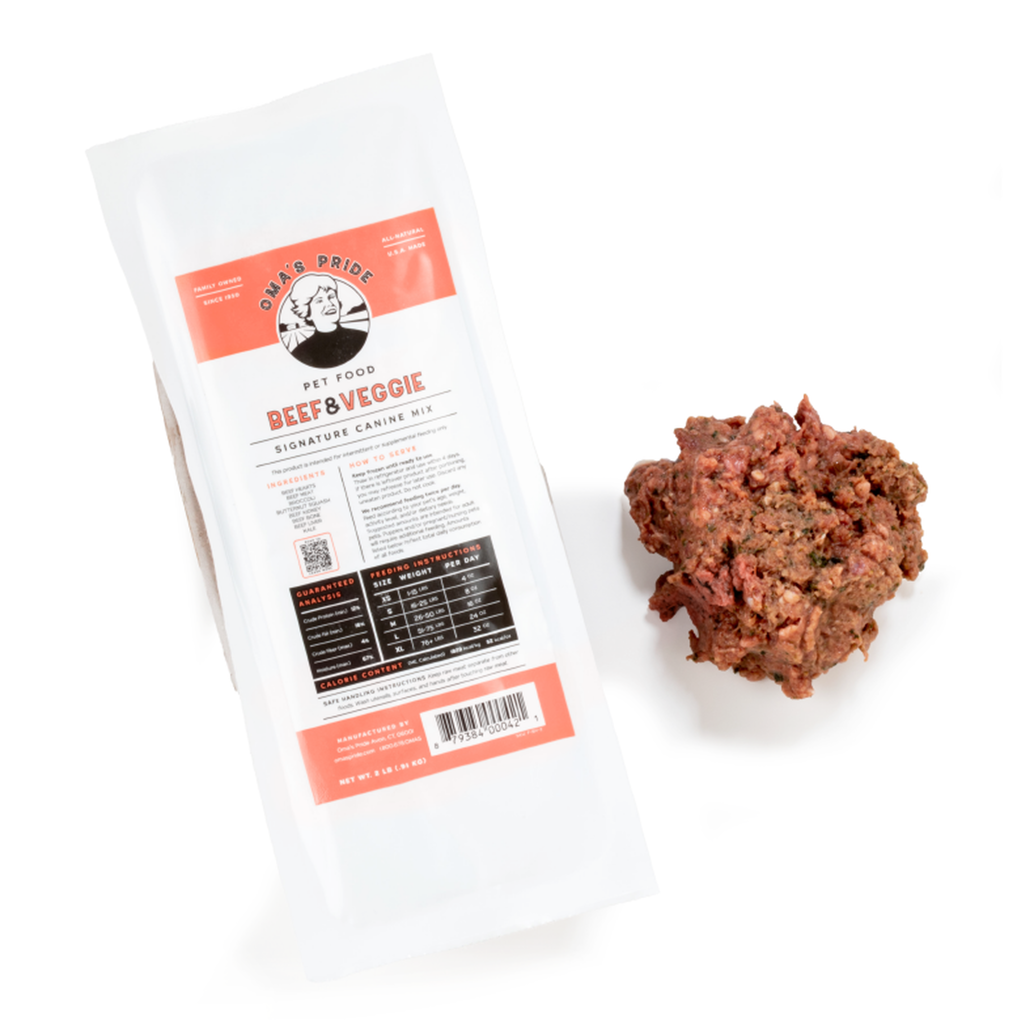 Beef & Veggie Mix 2#
