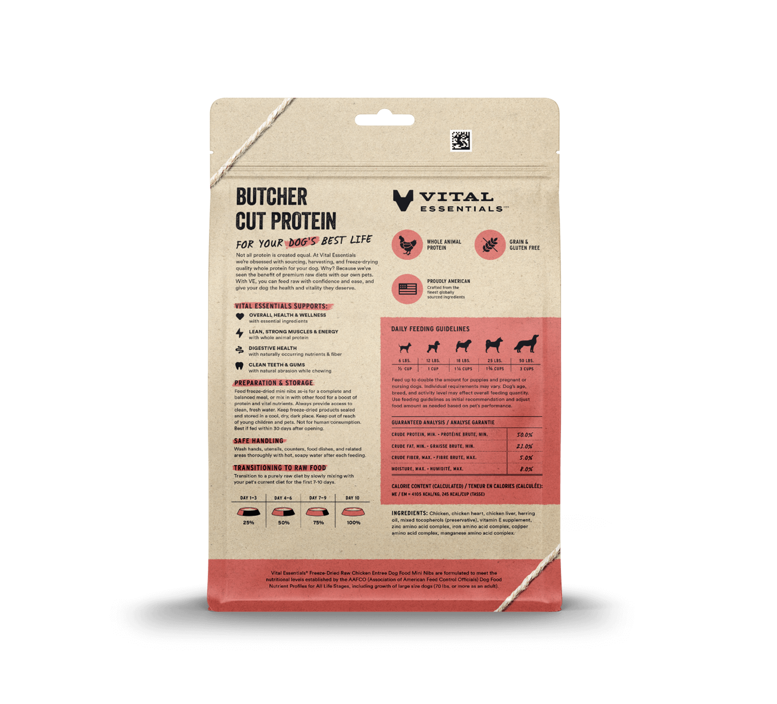 Vital Essentials Chicken Entree Mini Nibs 14 oz