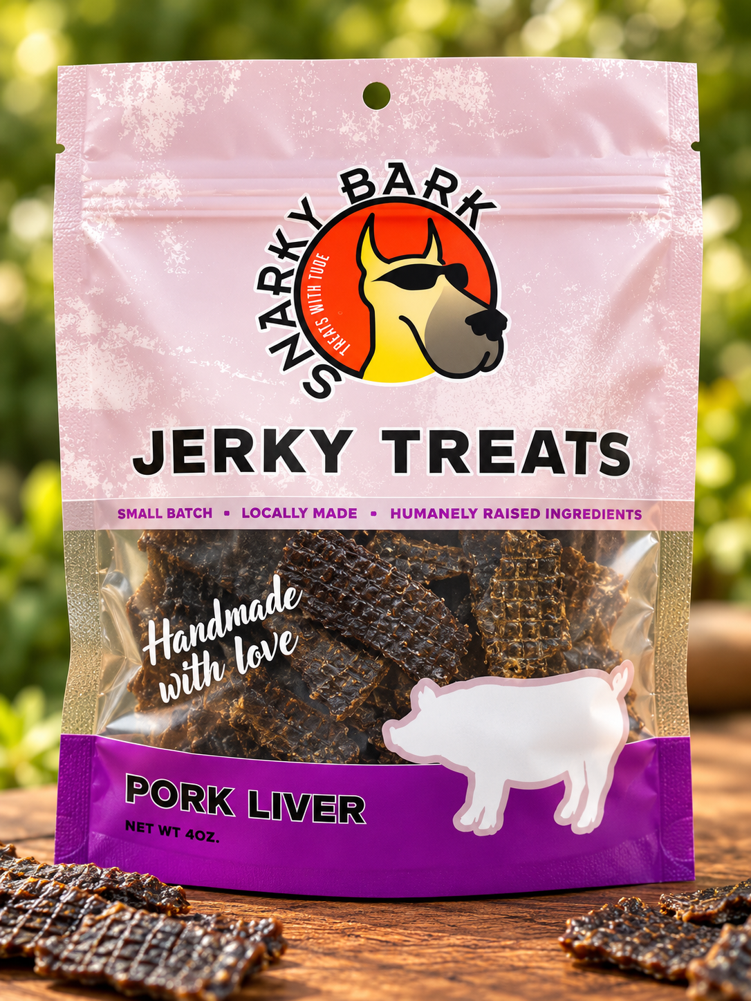 Snarky Bark Pork Liver Jerky