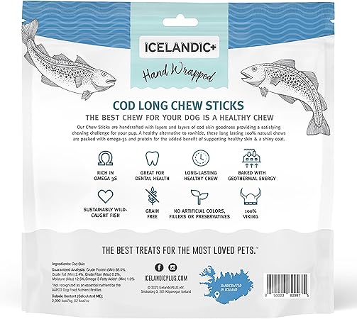 Cod Long Chew Sticks 12 chews