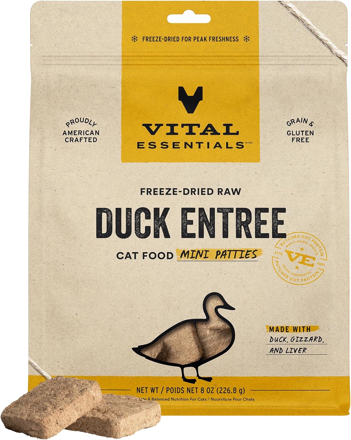 Vital Essentials Duck Entree Mini Patties