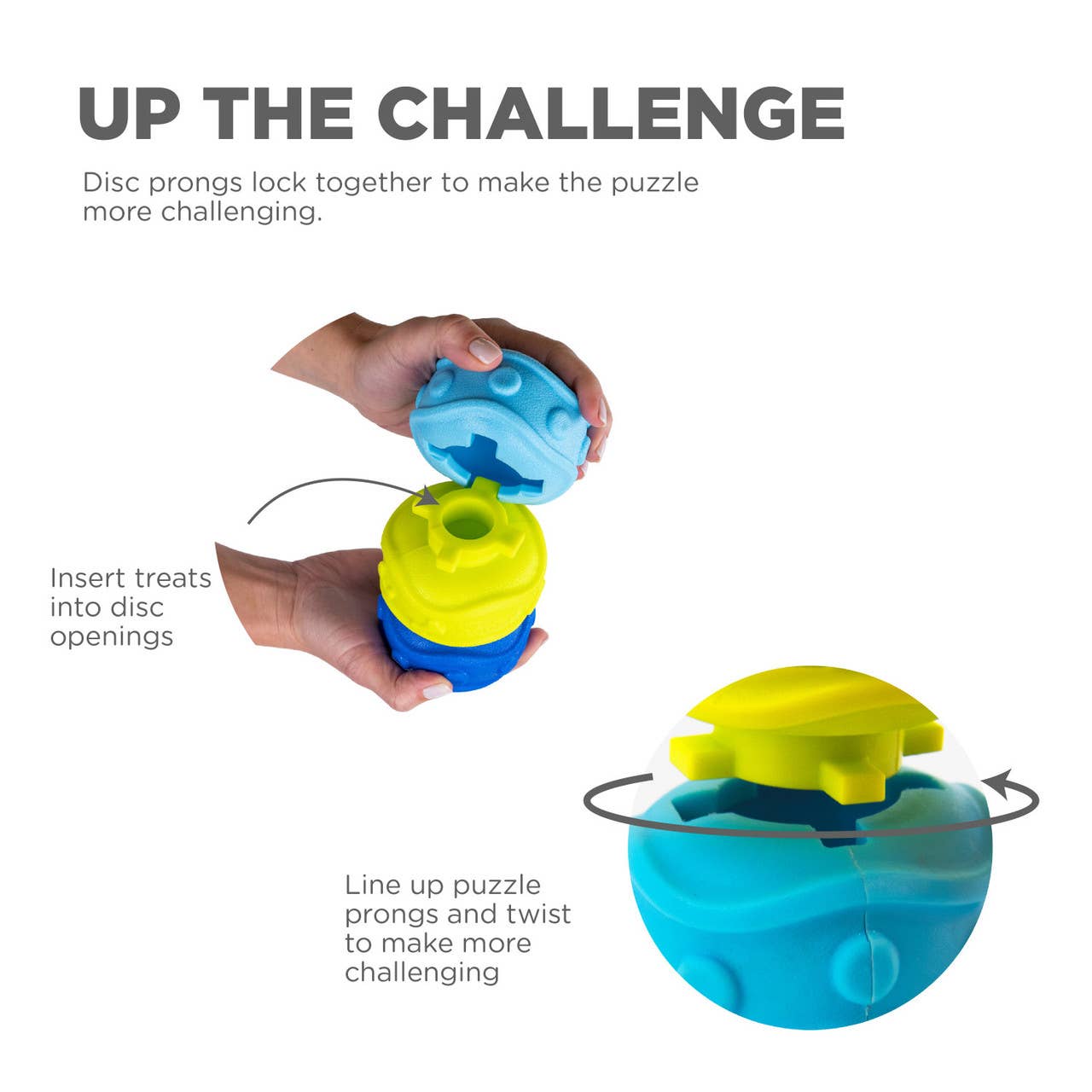 Outward Hound Locking Discs Dog Treat Dispenser Toy