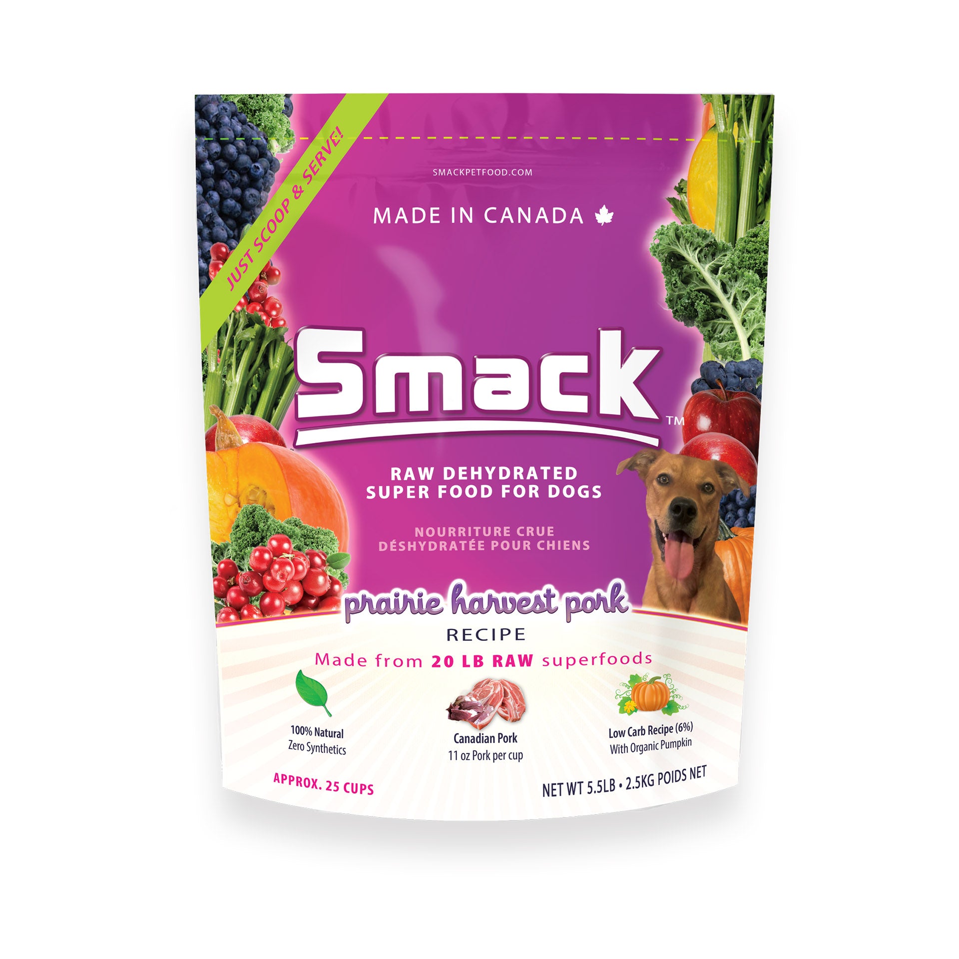Smack Raw Dehydrated Pork Super Food