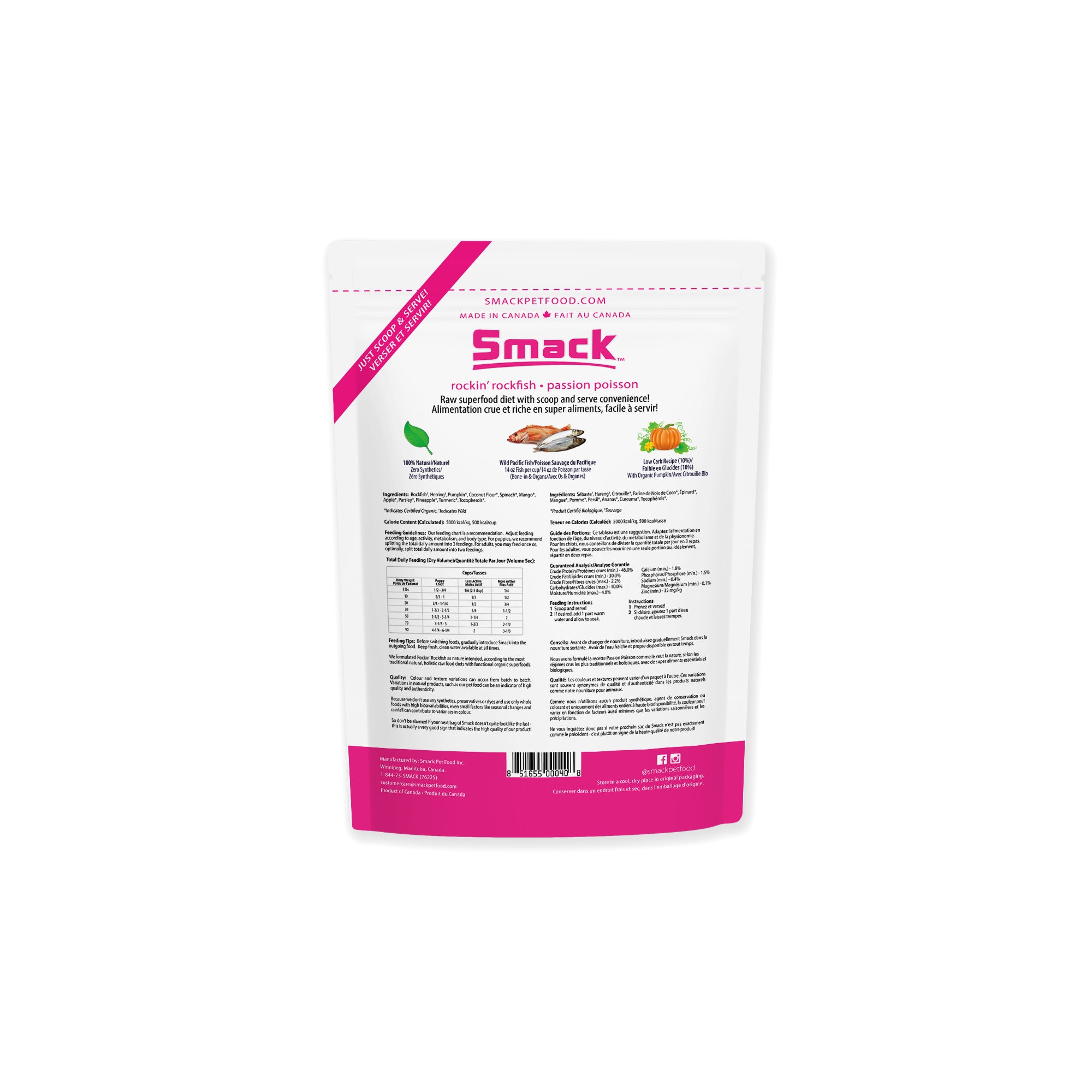 Smack Raw Dehydrated Rockfish Super Food
