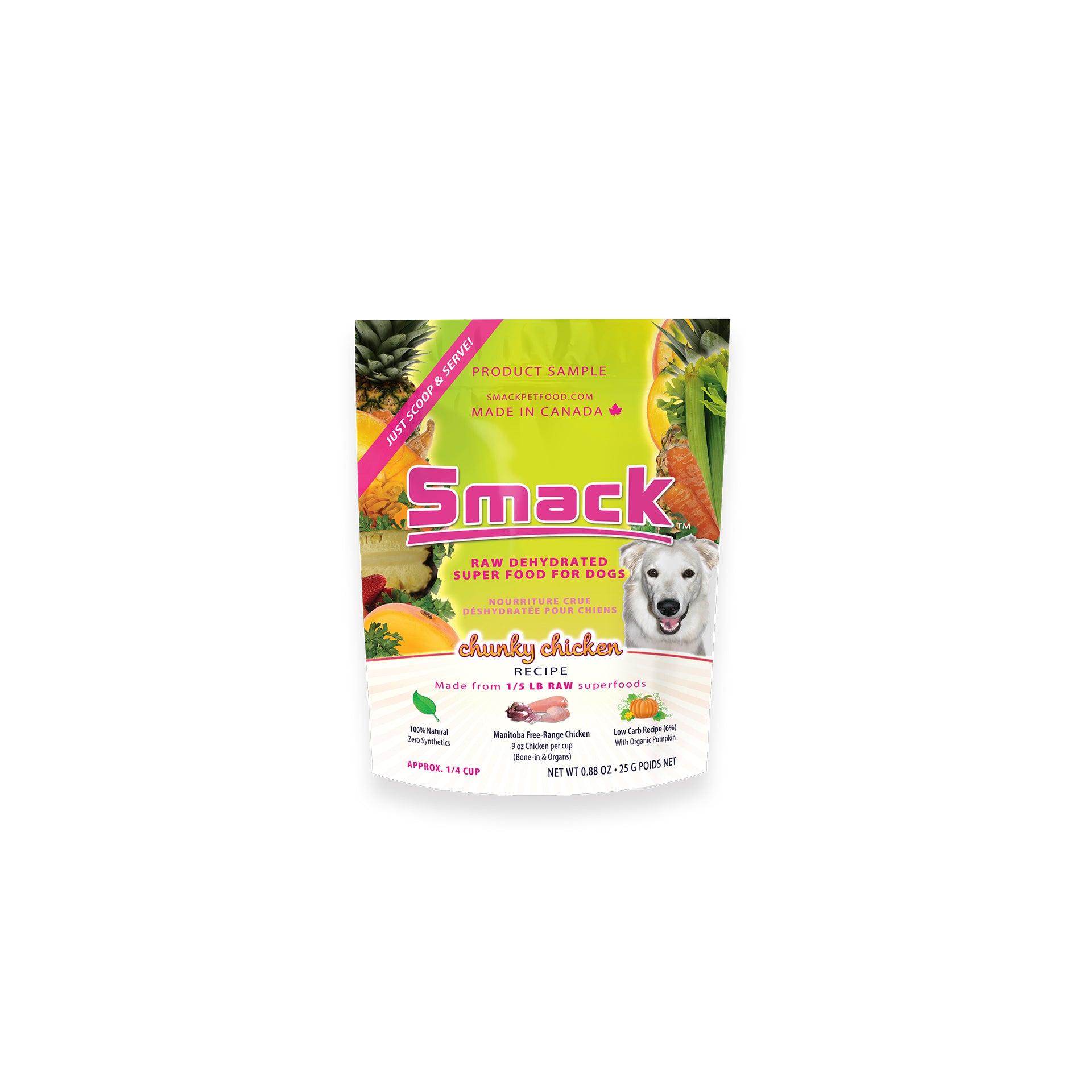 Smack  Raw Dehydrated Free-Range Chicken Super Food