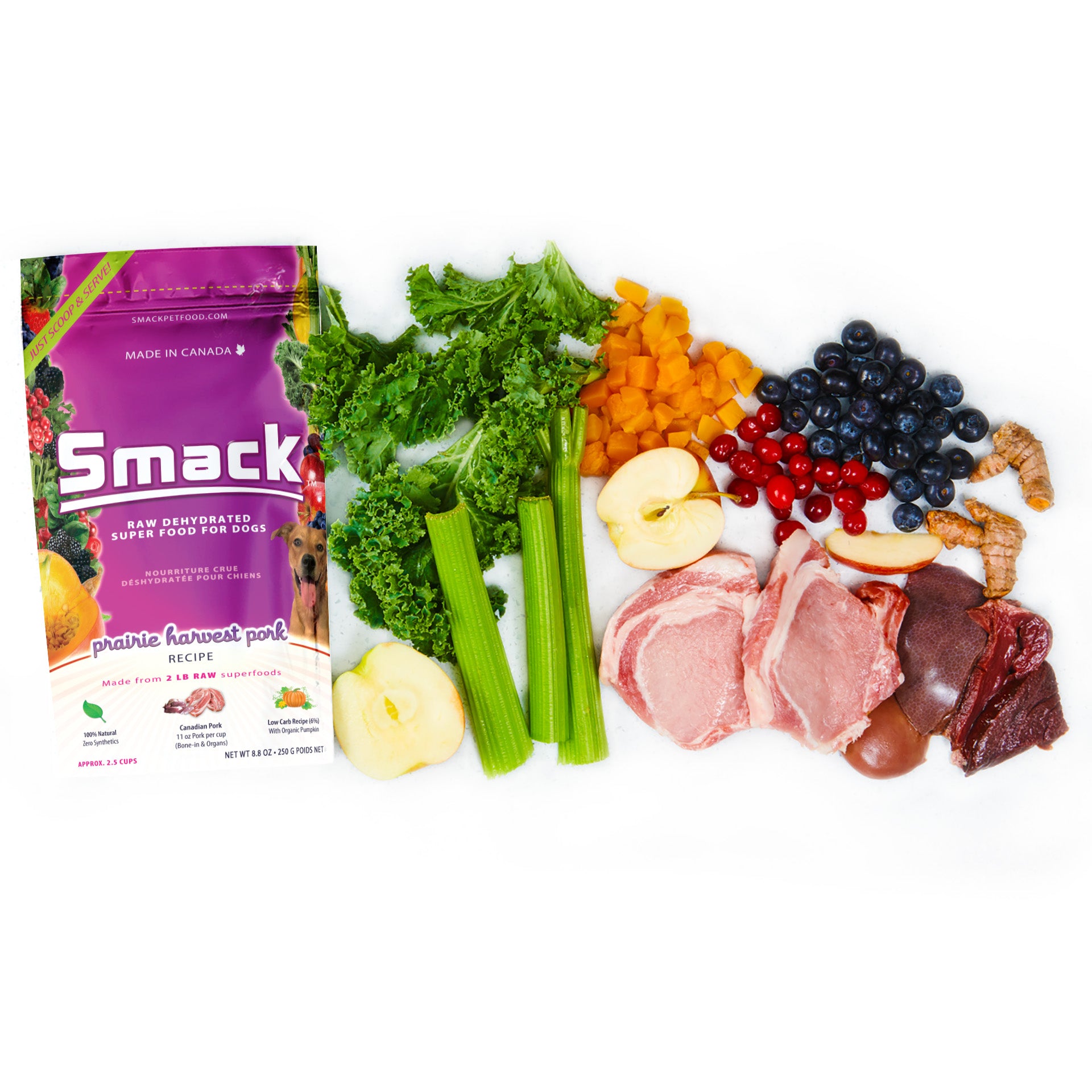 Smack Raw Dehydrated Pork Super Food