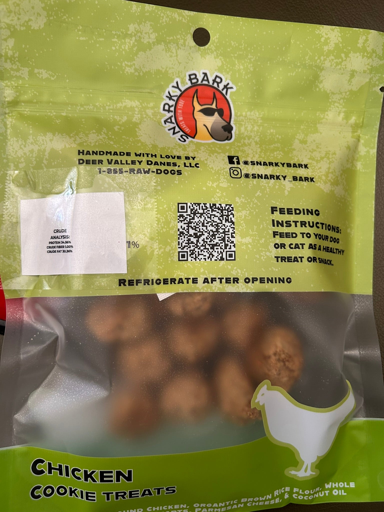 Snarky Bark Cookie Treats - Limited Time Flavor: Chicken Lion's Mane