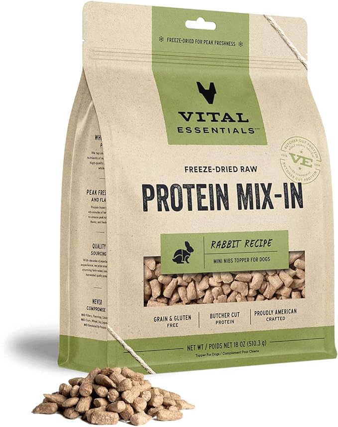 Vital Essential Rabbit Freeze Dried Protein Mix in